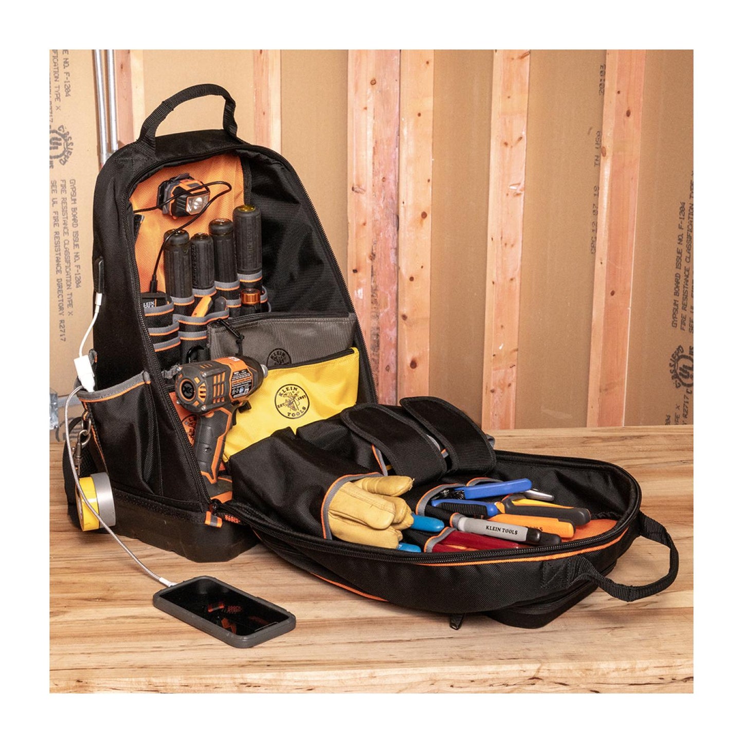XL Tool Bag Backpack, 40 Pockets