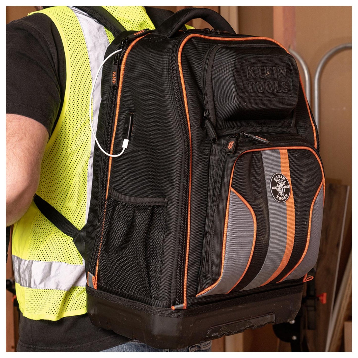 Tool Bag Backpack, 28 Pockets